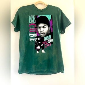 Two (2) Graphic Short-Sleeve Tees Ice Cube (XL) and Nirvana (L)